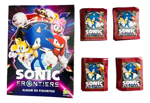 Album Sonic Frontiers 2023 - Album + 80 Sobres De Figuritas