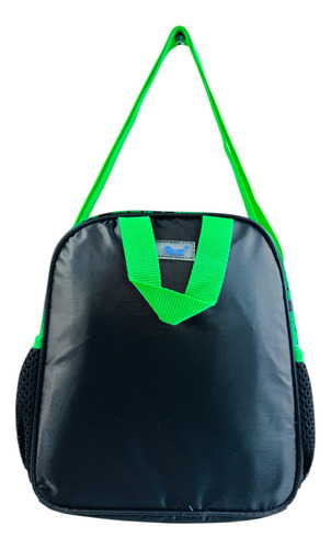 Kit Mochila, Lonchera, Lapicera Minecraft Pelicula Original1 Verde Minecraft