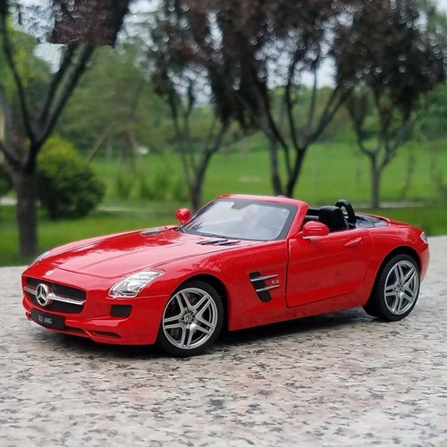 Modelo De Coche Deportivo De Aleación Convertible Benz Sls A