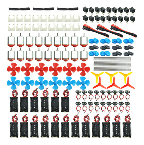 Kit De 18 Motores De Cc, Mini Motor Eléctrico De Hobby 3 V 