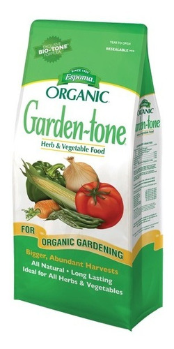 Abono Espoma Orgánico Garden-tone Hierbas Y Vegetales 3.64kg