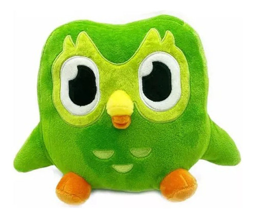 Duolingo Verde Búho Dibujos Animados Peluche 30cm