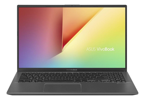 Notebook Asus VivoBook X512JA slate gray 15.6", Intel Core i7 1065G7  8GB de RAM 1TB HDD, Intel Iris Plus Graphics G7 1920x1080px Windows 10 Home