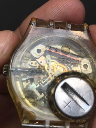Relógio Swatch Transparente Suíço 1994 Colecionador