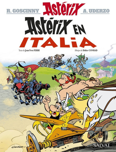 Libro Asterix En Italia [ Original, Nuevo ] Pasta Dura Dhl