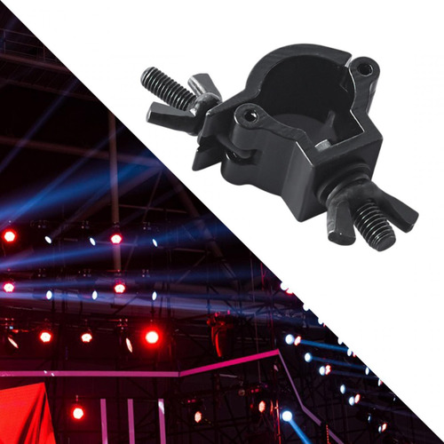 Iluminación De Escenario Al Clamp Equipo Single Hook Negro