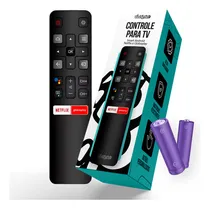 Comprar Controle Remoto Para Televisão Tv Tcl Smart Android Com Teclas Netflix E Globoplay - Loja Gudeltec