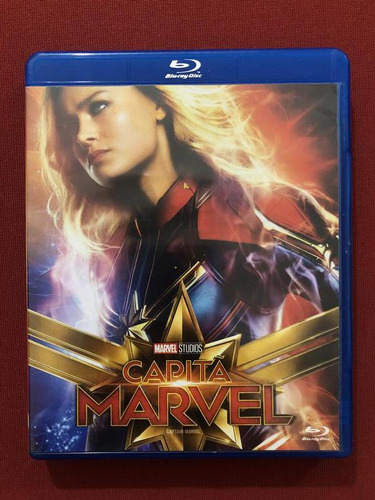 Blu-ray - Capitã Marvel - Brie Larson - Marvel - Seminovo