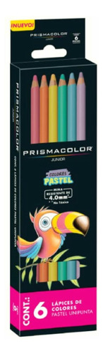 Prismacolor 6ct Lapices De Colores Pastel