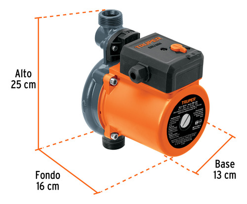 Bomba Presurizadora 1/3 Hp, Truper. 103356