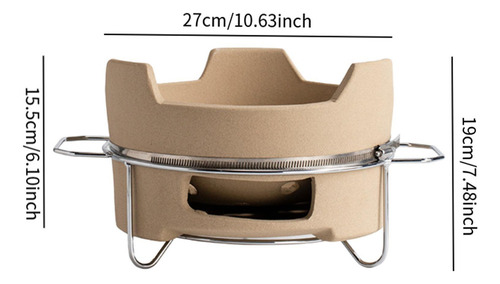 Estufa De Carbón Para Barbacoa, Estufa Compacta Antigua L