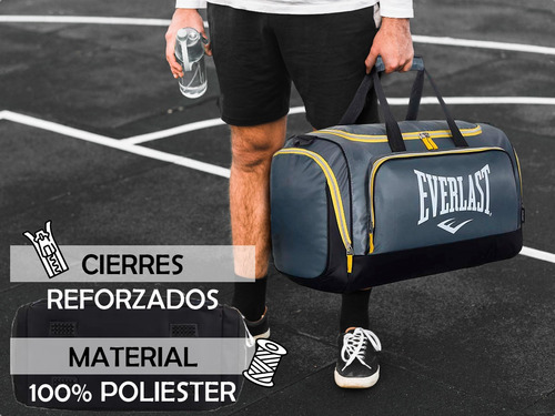 Bolso Everlast Deporte Gym Viaje Amplio Deportivo Grande
