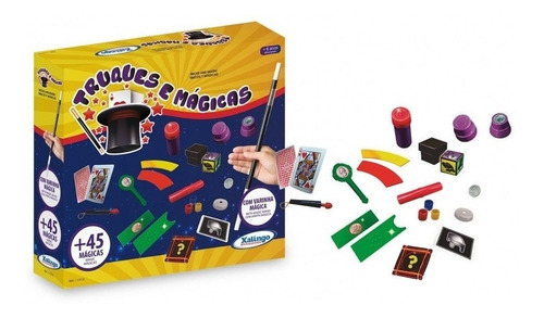 Imagem 1 de 1 de Jogo De Mágica 45 Truques De Mestre - 1137-6 Xalingo