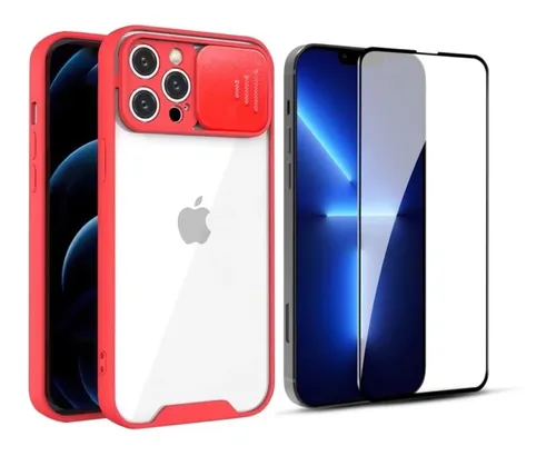 comprar Carcasa Funda Protectora + Lámina De Vidrio Para iPhone