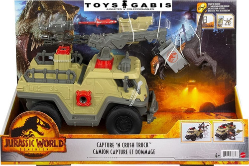 Jurassic World Dominion Camion De Captura De Velociraptor