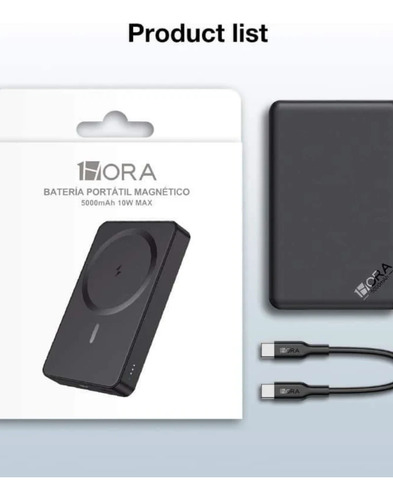 Batería Portátil Inalámbrica 1hora