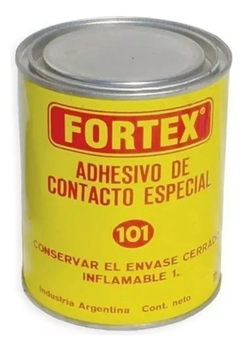 Adhesivo Cemento De Contacto Fortex 1 Litro Pegamento Color 