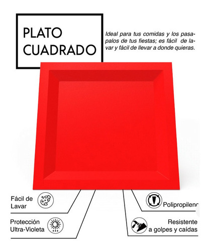 Imagen 1 de 4 de Platos Plasticos