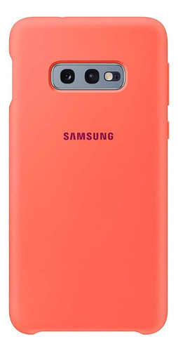 Case Samsung Silicone Cover Para Galaxy S10e Salmon