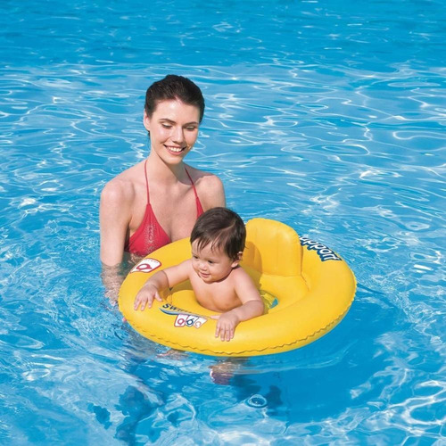 Imagen 7 de 10 de Baby Boat Bestway Bote De Bebe Con Contencion Redondo 32027