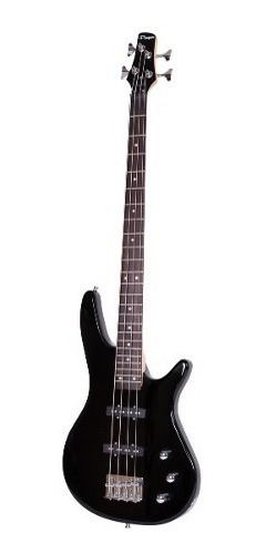 Bajo Electrico Parquer Jazz Bass Negro Con Funda Cuota