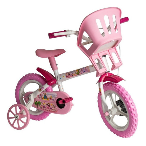 Bicicleta Bike Infantil Aro 12 Princesas Menina 3 A 5 Anos