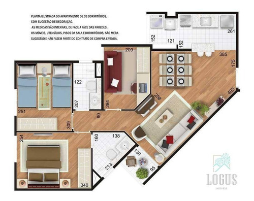 Imagem 24 de 25 de Apartamento Com 2 Dormitórios À Venda, 50 M² Por R$ 255.000,00 - São João Clímaco - São Paulo/sp - Ap1613