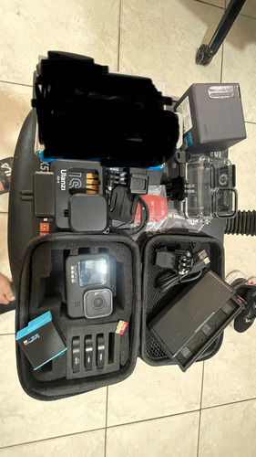 Gopro Hero 9 + Acessórios Preto (Usado)