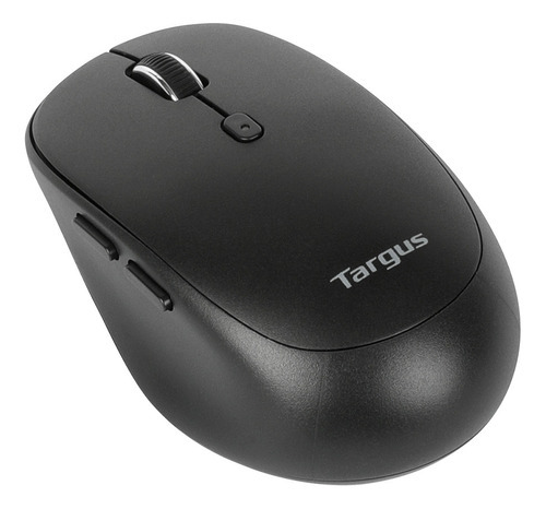 Ratón inalámbrico antimicrobiano multimodo Targus Comfort Amb582, color negro