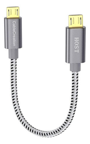 Cable Cablecreation Micro Usb A Micro Usb Otg, Macho A...