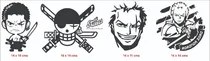 Comprar Set De Stickers Vinil Roronoa Zoro One Piece