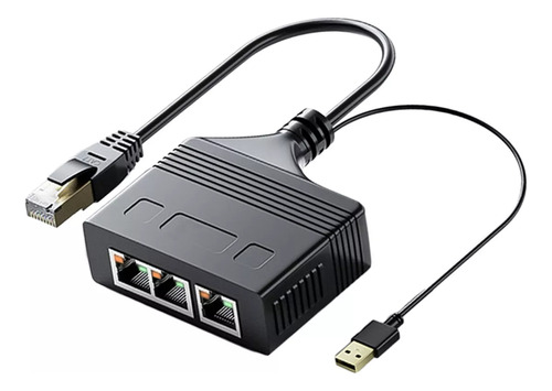 Adaptador Divisor Rj45 Adaptador Red 1 De 3 Hilos