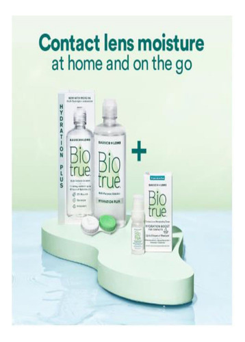 Bio True Multi Purpose Solución De Lentes De Contacto 10 Oz