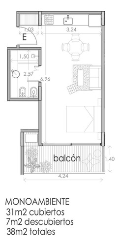 Departamentos 1, 2 Y 3 Ambientes En Venta. Almagro