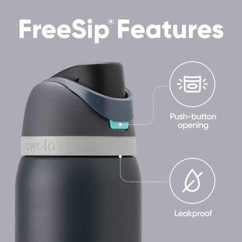Botella Owala Freesip Aislada De Acero Inoxidable De 32 Oz