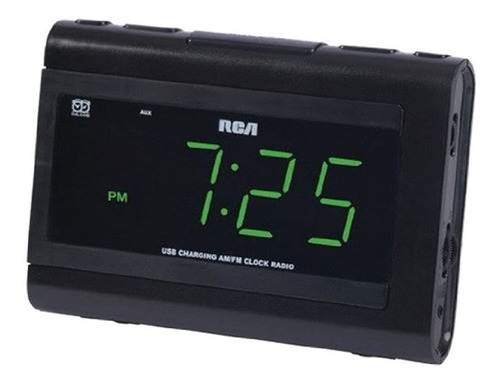 Radio Despertador Dual Rca Con Carga Usb