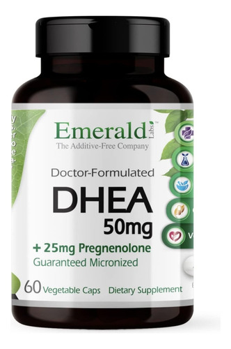  Dhea Pregnenolona Y Tocotrieno 60 Cápsulas 