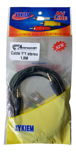 Cable Audio Stereo Mini Plug Macho A Mini Plug 1,80 Mts