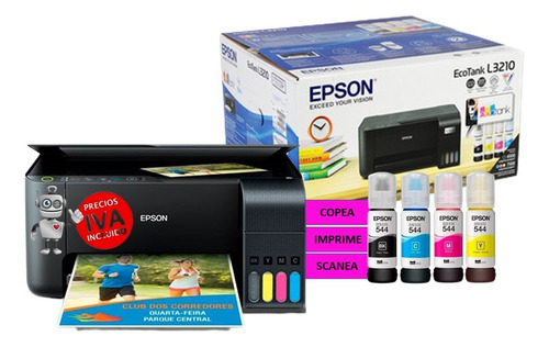 Impresora Epson L3210/3110  Sistema De Tinta Original/in Iva