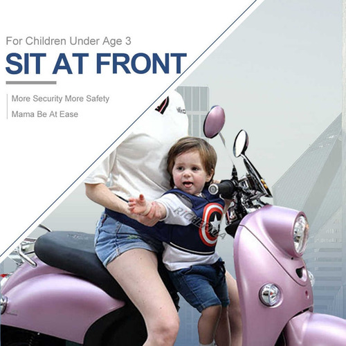 Imagen 8 de 10 de Cinturón De Seguridad Para Niños Bicicleta Moto Otros Crazy