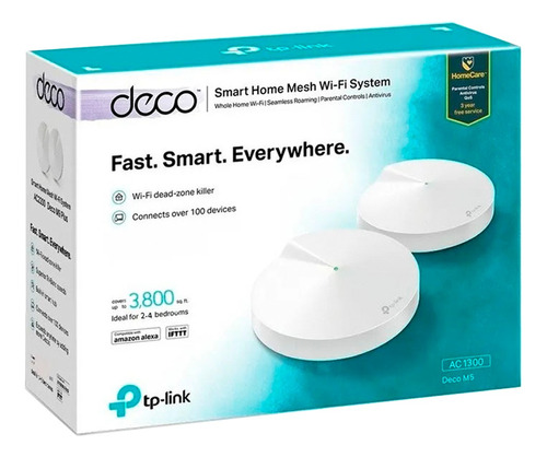 Router Sistema Wifi Malla Tp-link Mesh Deco M5 2pack Ac1300