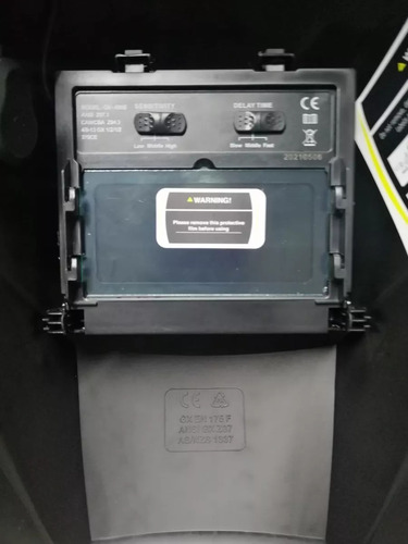 Careta Electrónica Soldar Axt-ceazteca-cv Axtech Color Negro