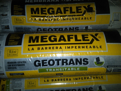 Megaflex Membrana Asfáltica Transitable Geotextil 4 Geotrans