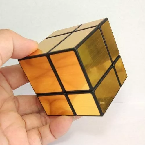 Cubo Mágico 2x2 Prateado Irregular