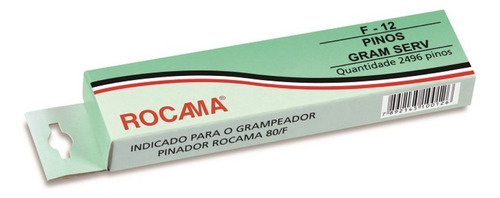 Rocama Pinos F/12 - Recomendado Para Grampeador Pinador 80f