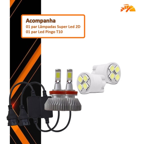Farol Milha Strada Freedom 2020 21 22 23 24 + Super Led