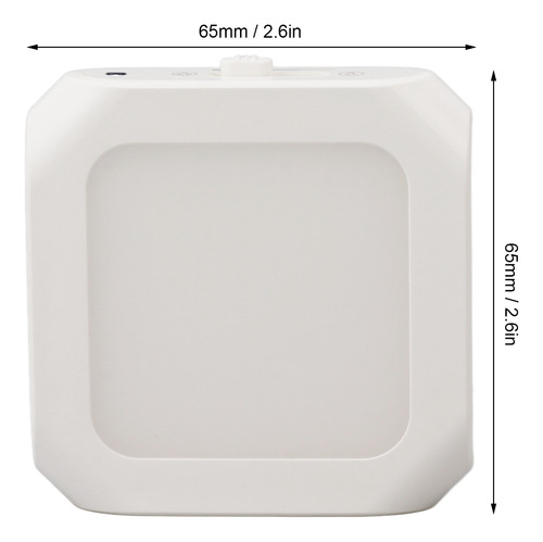 Sensor Led Nocturno Enchufable, 2 Unidades, Regulable Automá