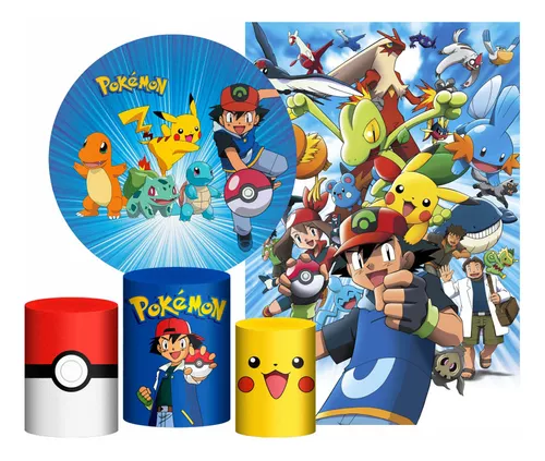 Pokemon linda imagem para painel de aniversários e decorações em geral png