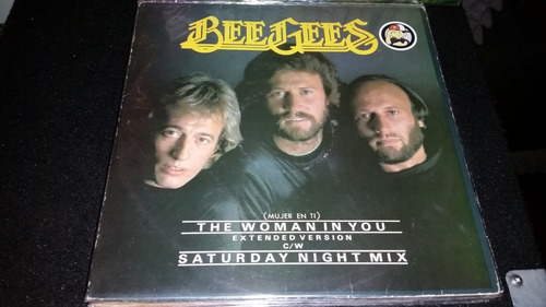 Bee Gees Woman In You Vinilo Maxi Spain 1983 Excelente (Usado)