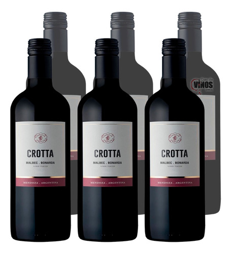 Vino Crotta Malbec Bonarda Caja X6 Unidades